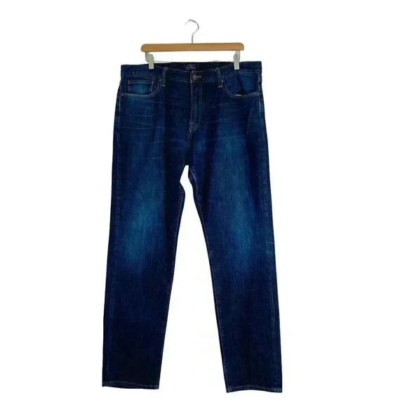 Lucky Brand Other - Lucky Brand Men's Medium-Dark Wash Straight Leg Jeans High Rise Size 38 x 34